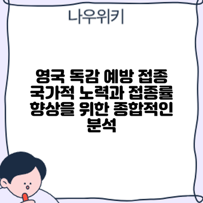 영국 독감 예방 접종: 국가적 노력과 접종률 향상을 위한 종합적인 분석