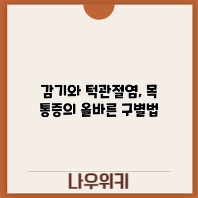 감기와 턱관절염, 목 통증의 올바른 구별법