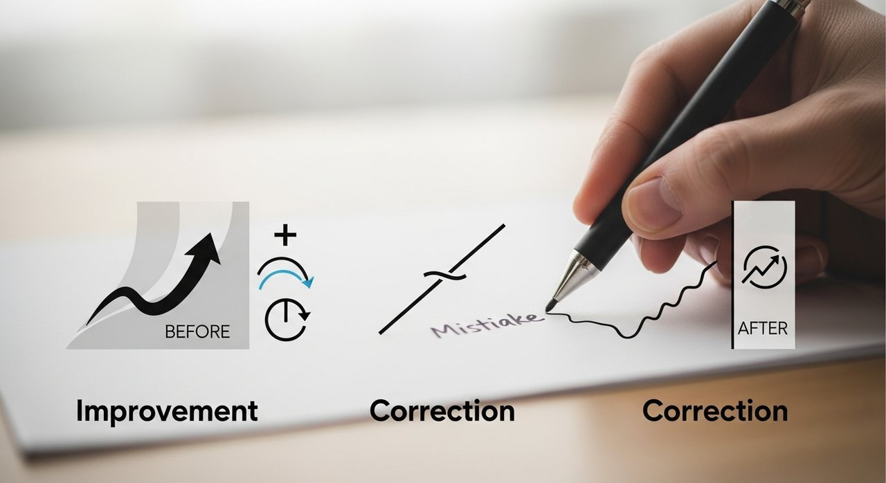 [초고] 개선과 수정 차이? 3가지 핵심 구분법 완벽 가이드