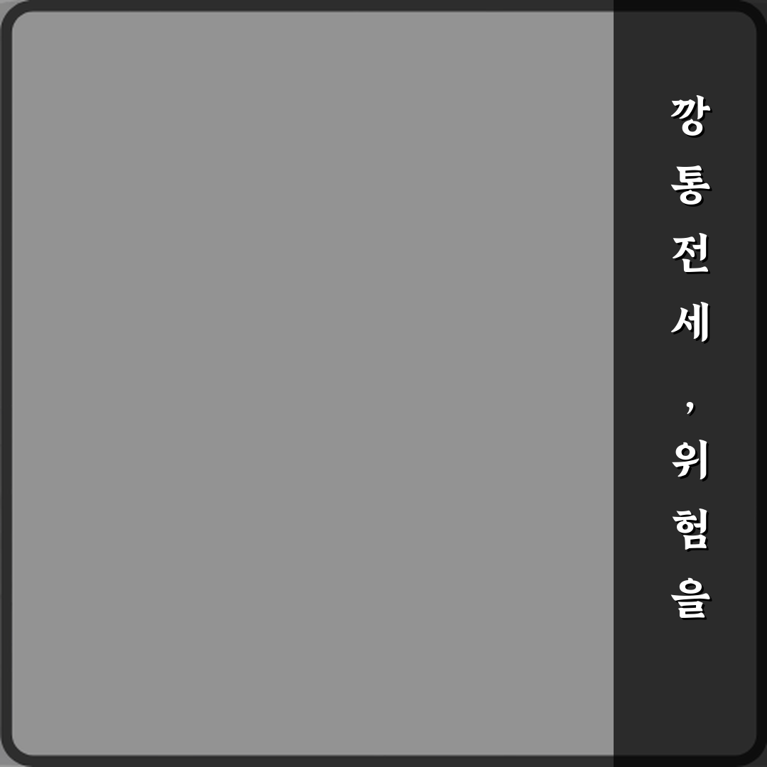 깡통전세 뜻 실제로 위험한 이유 친구에게 추천할게요